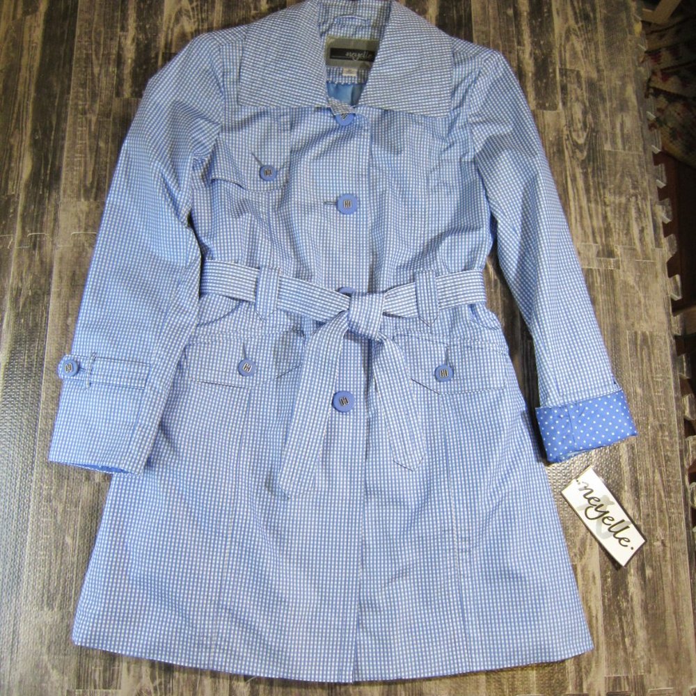 NWT, Neyelle Wind/Water Resistant Trench Coat-Prt